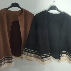 Chaqueta de piel de melocoton - Esencial Eva Ana